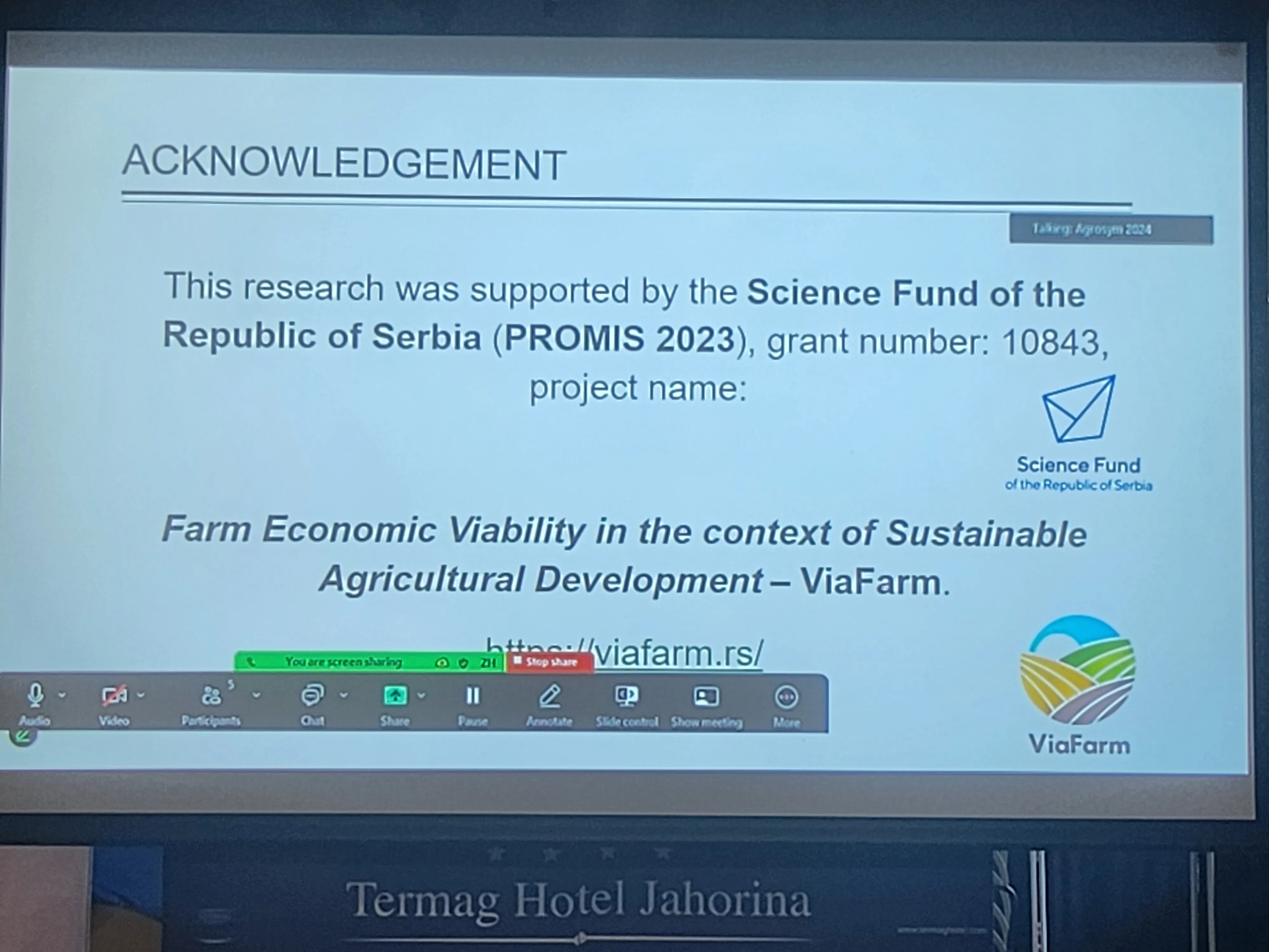 XV međunarodni naučni poljoprivredni simpozijum „AGROSYM 2024“, Jahorina (Bosna i Hercegovina)